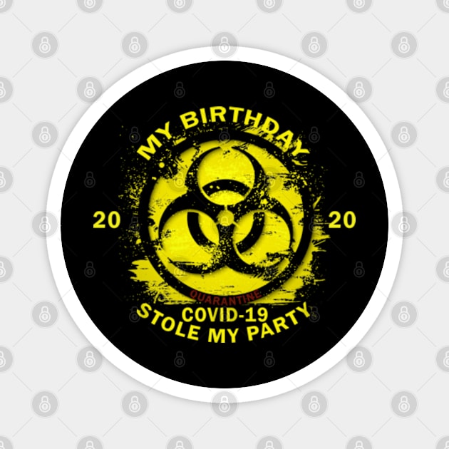 My Birthday 2020 Quarantine Magnet by Omarzone